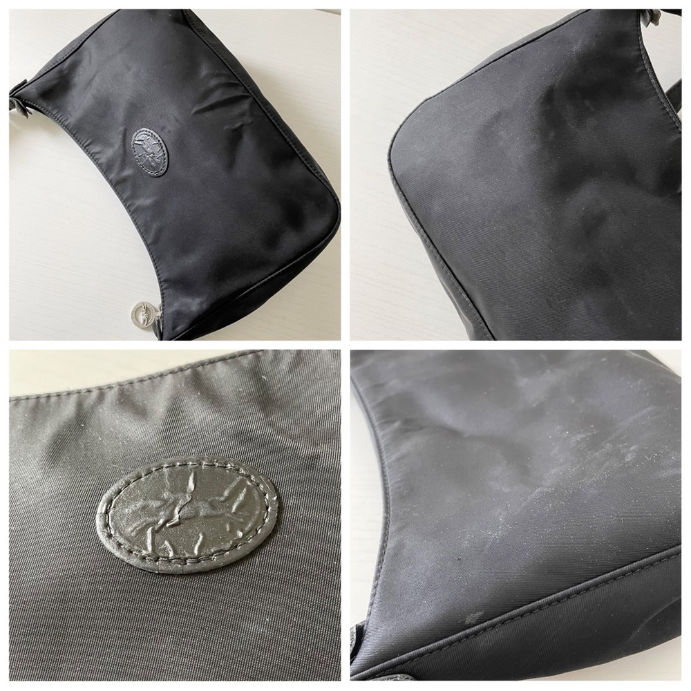 ❤️SOLD❤️Longchamp black nylon and leather shoulder bag - Picture 4 of 11